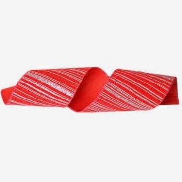 Imagem de Fita Decorativa Aramada Vermelho FT4180 Tok Da Casa-Pç