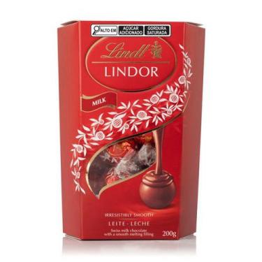 Imagem de Bombom de Chocolate Ao Leite Lindor LINDT 200g