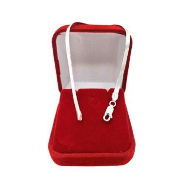 Imagem de Pulseira De Prata 925 Feminina Laminada - DR Joias