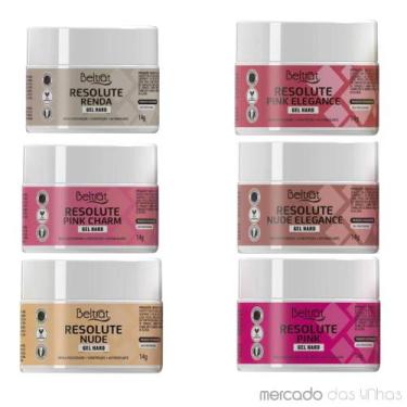 Imagem de Gel Resolute Beltrat Autoniv. para unhas 14g