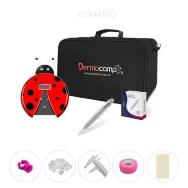 Imagem de Combo Dermografo Digital Joaninha Sharp 300 Pro Para Micropigmentação 