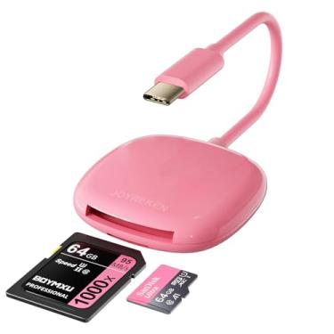 Imagem de Leitor de cartão SD USB C para iPhone 15, leitor de cartão de memória 2 em 1, adaptador USB C, design compacto, compatível com iPad Pro, MacBook, Samsung Galaxy S20-S24 e outros dispositivos tipo C (8