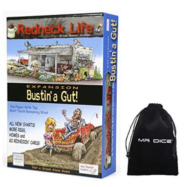 Imagem de Gut Bustin' Games Redneck Life Expansion: Bustin' A Gut! Jogo de Tabuleiro para 2 a 6 Jogadores, Idade Mínima 14 Anos, com Sacola Mr Dice