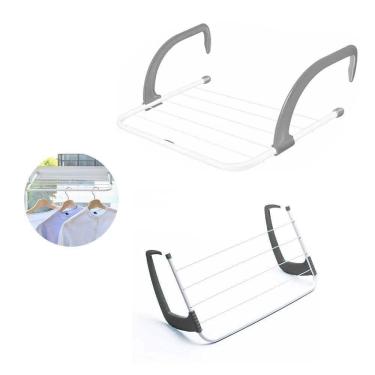 Imagem de Mini Varal Kit 2 Und Portatil Secador De Roupa