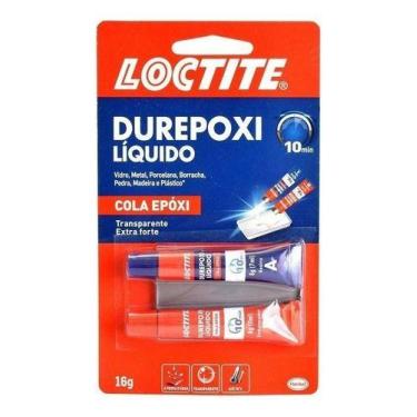 Imagem de Cola Durepoxi Liquido 16g 10min Epóxi Transparente Extra - HENKEL