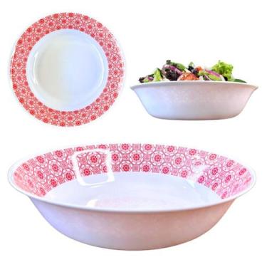 Imagem de Saladeira Bowl Cumbuca Redonda em Melamina Vermelha  - Your House