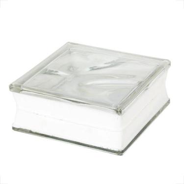 Imagem de Bloco de vidro 19x19x8 ondulado incolor seves  - PRISMATIC