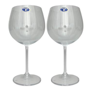 Imagem de Kit 2 Taças Cristal Gin e Drinks 570ml Bohemia Linha Gastro