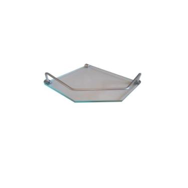 Imagem de Prateleira 20 X 20 Em Vidro 8mm Com Aramado. - Casa moderna, Branco