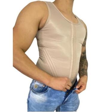 Imagem de Colete Modelador Masculino Pós-Operatório Reduz Medidas - M26 - Fanáti