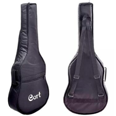 Imagem de Bag Capa Acolchoada Para Violão Cort Com Alças E Bolso - AMS