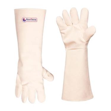 Imagem de Luva Para Forno Industrial 5 Dedos Therm-UP 45 CM Branca Até 250C Bene