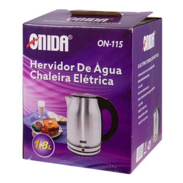 Imagem de Jarra Eletrica Onida ON-115 - 1.8L - 1100W - 110V - Prata