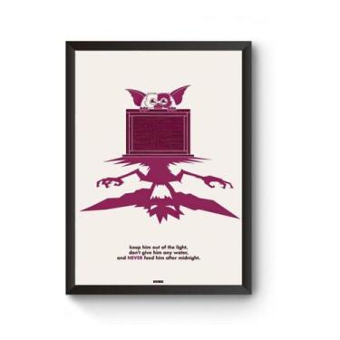 Imagem de Poster Moldurado Gremilins Quadro - Fanarte