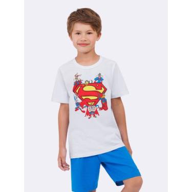 Imagem de Pijama Manga Curta com Bermuda Masculino Infantil Mashups - Veggi, Bra