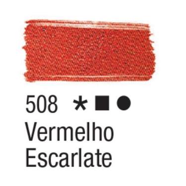 Imagem de Tinta Tecido Fosca 37ml Tons Claros Acrilex, 508 - VERMELHO ESCARLATE