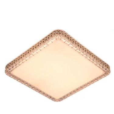 Imagem de Plafon Led Acrílico Orion 12W Branco Quente 28x28cm - Opus Led