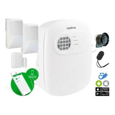 Imagem de Kit Alarme Liga Pelo Celular + 3 sensor + 1 Sirene - intelbras