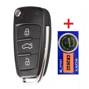 Imagem de Carcaça Chave Canivete Audi A1 A3 A4 A5 A6 A8 Q3 Q5 Q7 Tt RS8