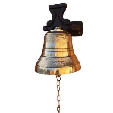 Imagem de Sino de Bronze com suporte Nº 3 (Aprox. 3,5 kg) - Artesanato Líder