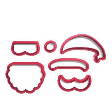 Imagem de Cortador Pasta Natal Papai Noel Bom Velhinho Barba Cute - DOCE IMPRESS