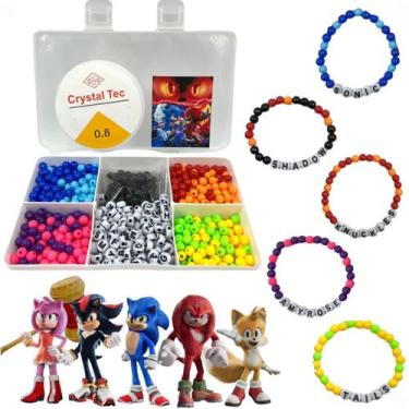 Imagem de Kit Pulseira Sonic Shadow Miçanga + Adesivo - Macall