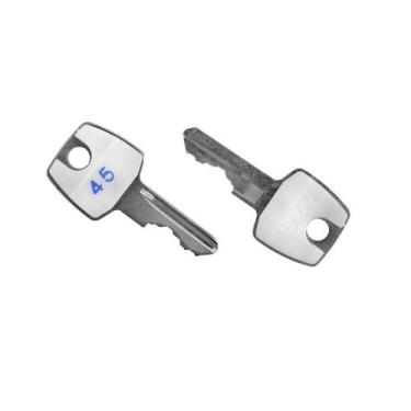 Imagem de 24 Chaves Personalizadas Para Trava De Carrinho De Compra - Primos