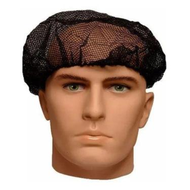 Imagem de Touca De Rede Descarpack Redinha Capilar Preta Pct C/ 100 Un