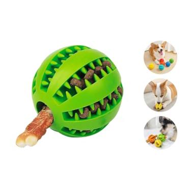 Imagem de Bolinha Porta Petisco Antistresse Cachorro PETYC Brinquedo Interativo para Cães Enriquecimento Ambiental (Verde)