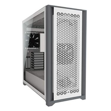 Imagem de Gabinete Corsair Gamer 5000D AIRFLOW - Mid Tower, Lateral em Vidro temperado, Branco - CC-9011211-WW