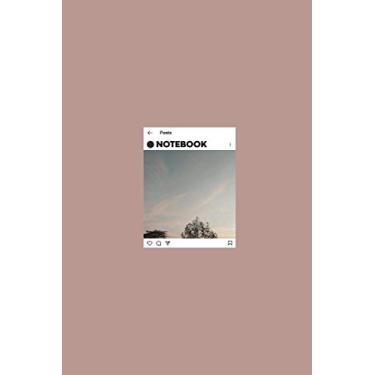 Imagem de Notebook: lined Journal- Instagram Design - Large (6 x 9 inches) - 101 Pages –Pink Supple: Composition Book Perfect bound, Soft Cover - Minimal style