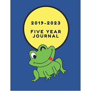 Imagem de 2019-2023 Five Year Journal: Frog Themed Weekly Planner
