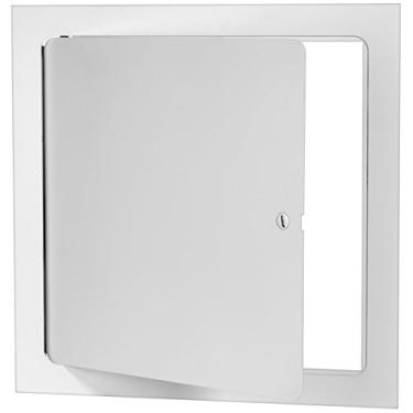 Imagem de Premier Série 5000 Porta de acesso de aço de grau comercial, suporte universal nivelado 45,7 x 45,7 cm, branco (trava de chave de fenda)