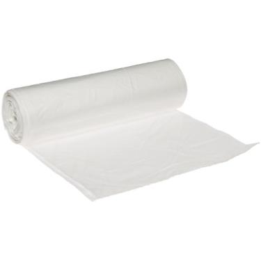 Imagem de Berry Plastics HR404816N Rhino-X Forro de rolo sem núcleo de polietileno de alta densidade, capacidade de 40-45 galões, 16 mícrons de espessura, 122 cm de comprimento x 101 cm de largura, natural