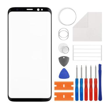 Imagem de Vvsialeek Nova substituição de digitalizador de tela sensível ao toque para Galaxy S8 SM-G950FD, SM-G950W, SM-G950S 5,8 polegadas com kit de ferramentas de reparo especializadas (sem tela LCD) - com