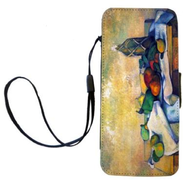 Imagem de Rikki Knight Paul Cezzane Art Still Life Bottle of Rum Flip Wallet iPhone Case com aba magnética para iPhone 5/5s - Garrafa de rum natureza morta