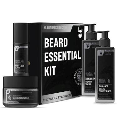 Imagem de Kit de Cuidados com a Barba The Beard Struggle Triumph Platinum