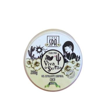 Imagem de Gel esfoliante corporal de coco 200g linha viva o sertao - Flora pura