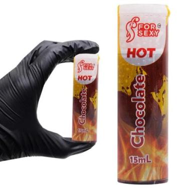 Imagem de Gel Hot Comestível de Chocolate Saboroso 15Ml ForSexy - For Sexy