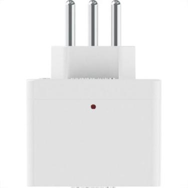 Imagem de Pino Protetor De Tensao Qualitronix 2 Polos + Terra 20A. Branco