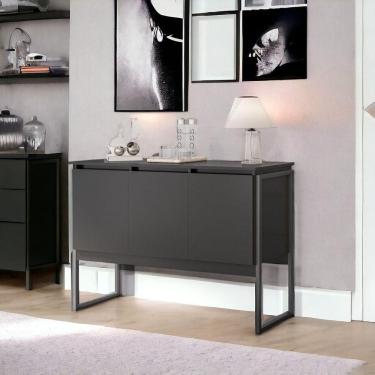 Imagem de Buffet Aparador Luxo Roma - Preto Onix Preto Onix