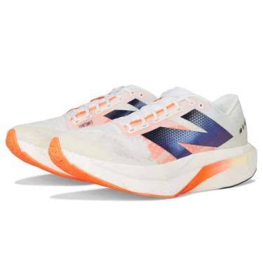 Imagem de New Balance FuelCell Supercomp Elite V4 Tênis de corrida masculino, Branco/angorá/manga quente, 8.5 Wide