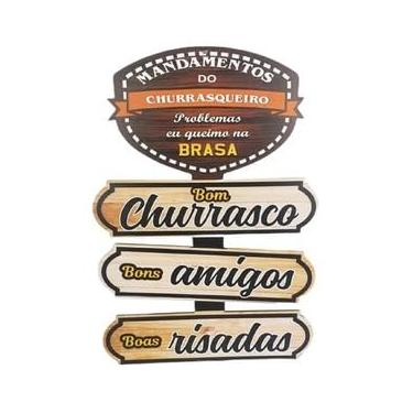 Imagem de Placa Para Decoração Churrasqueira Cantinho Do Churrasco Casa Parede