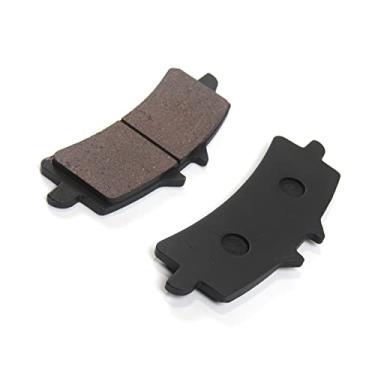 Imagem de 1 par de pastilhas de freio dianteiras compatíveis com Suzuki GSXR 600 750 2011-2015, GSXR 1000 2012-2016, GSX-S1000 2015-2016, GSXR 1300 Hayabusa 2013-2015, peças de acessórios de reposição para