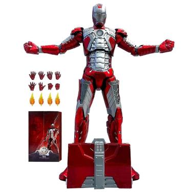 Imagem de Bonecos de ação HiPlay ZD Toys Iron Men MK5, escala 1/10, 18 cm