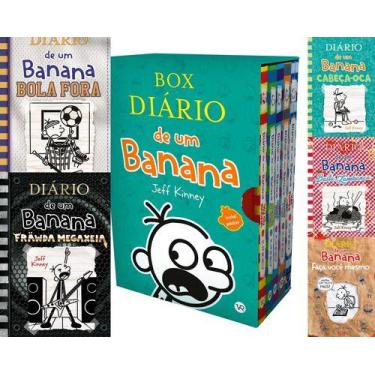 Imagem de BOX DIÁRIO DE UM BANANA - 5 VOLUMES ( 11 AO 15 ) 16 17 18 19 + Faça Vo