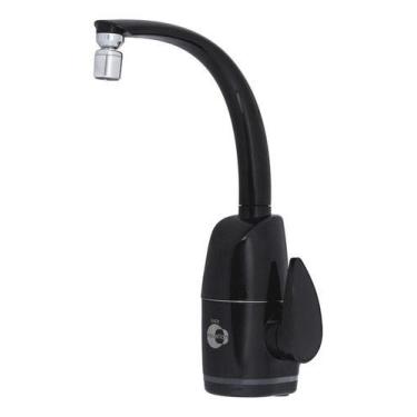 Imagem de Torneira Eletrica Preta Parede Bica Alta Equation Lucy 127v