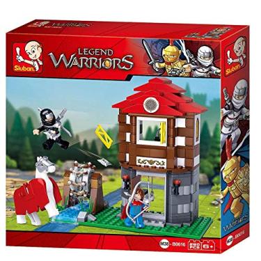 Imagem de Bloco de Montar Legend Warriors Forte de Guerra 280 Peças Mutikids – BR144