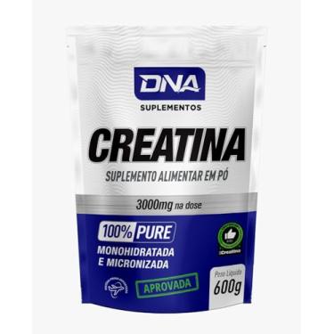 Imagem de DNA Creatina Monohidratada e Micronizada, 600g, Suplemento Alimentar em Pó, 3000mg por Dose, 100% Pura