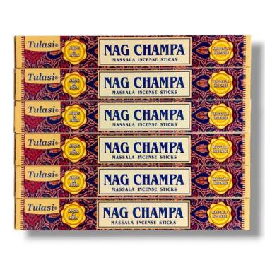 Imagem de Kit Incenso Massala Tulasi Nag Champa com 6un